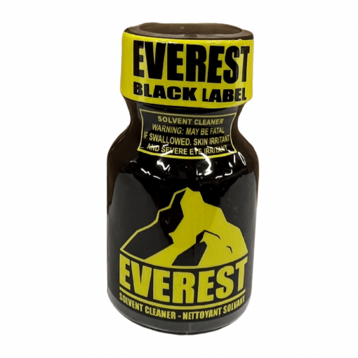 Everest Black label 10ml USA Poppers Poppers Amyl Nitrate Amyl Nitrite Alkyl Nitrite PWD US leather cleaner video cleaner odorizer america poppers