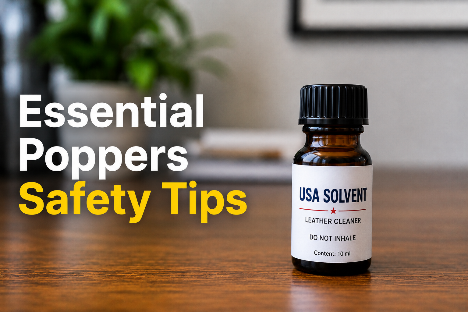 Essential Poppers Safety Tips: What to Know Before Use